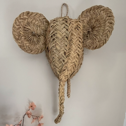 TETE D'ELEPHANT MURAL