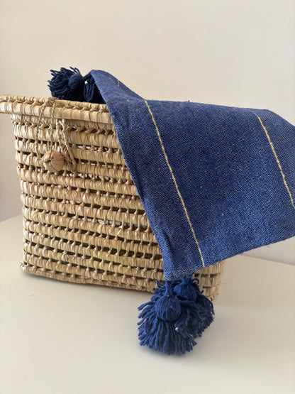 HOUSSE DE COUSSIN A RAYURE