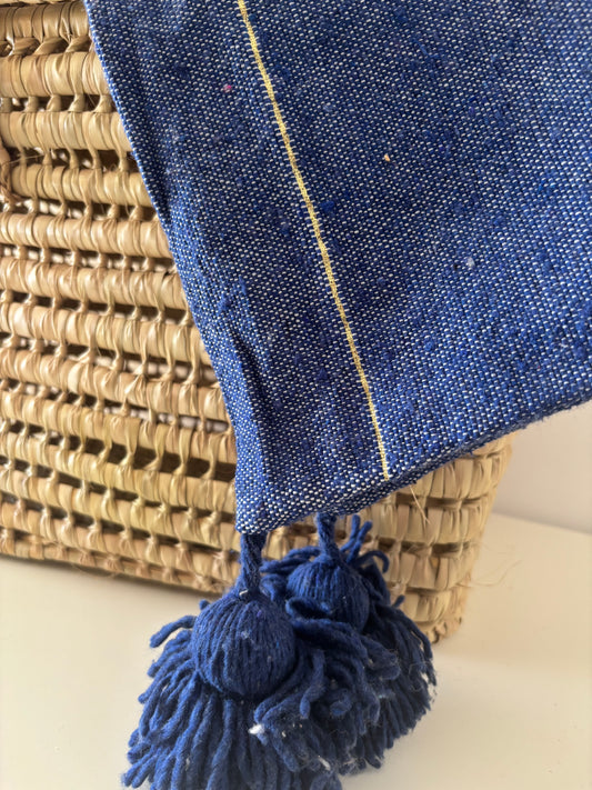 HOUSSE DE COUSSIN A RAYURE