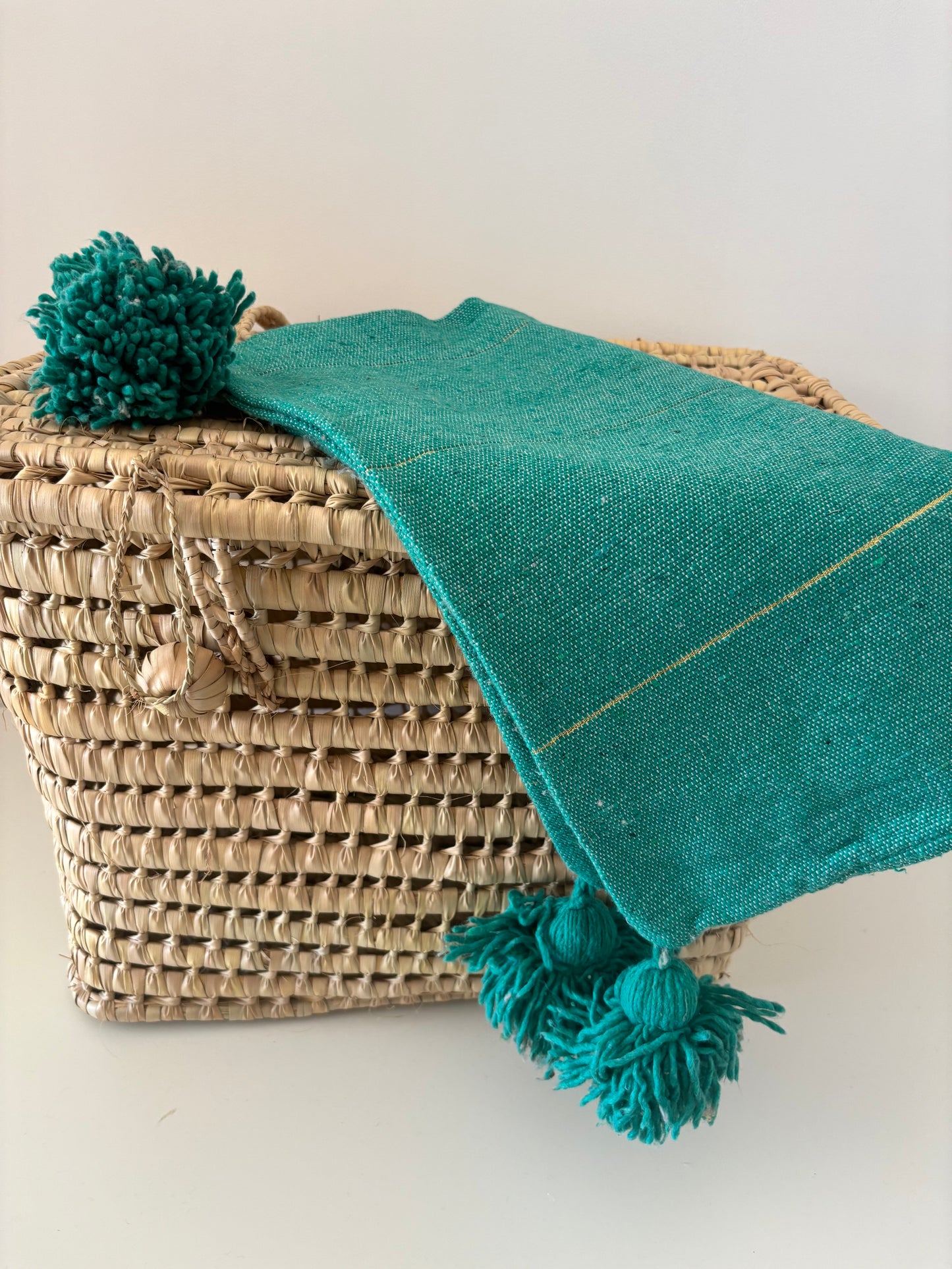 HOUSSE DE COUSSIN A RAYURE