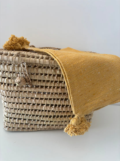 HOUSSE DE COUSSIN A RAYURE